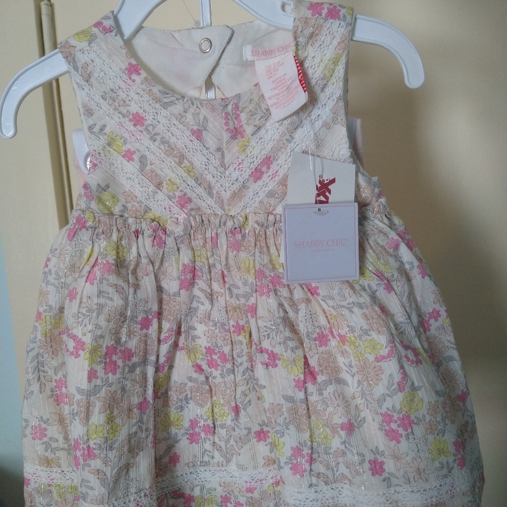 Shabby Chic 12mo dress with pants set